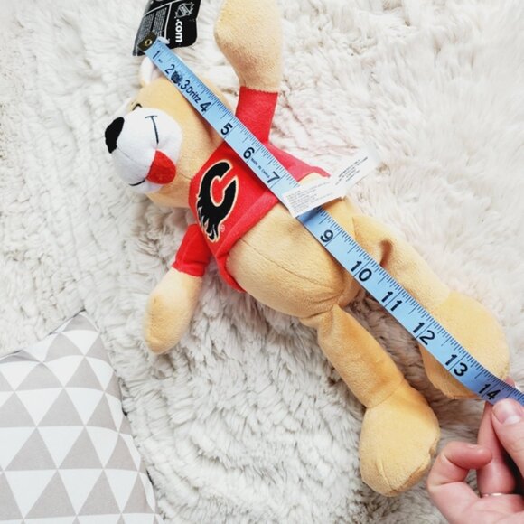 NWT Vintage NHL Calgary Flames Rare Collectible Licensed Mascot Small Plush - Picture 5 of 6